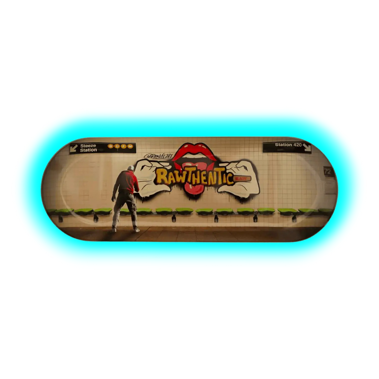 RAW Rolling Tray Skate Deck 2 155 x 420mm