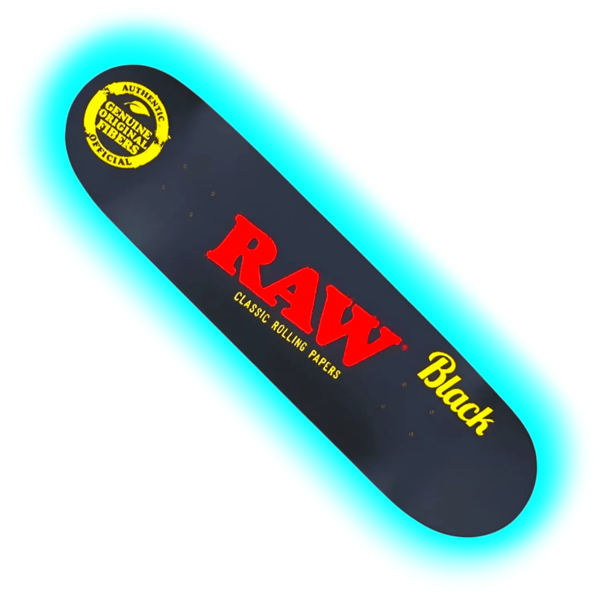 Raw Street Skateboard Camo & Black 8.5''