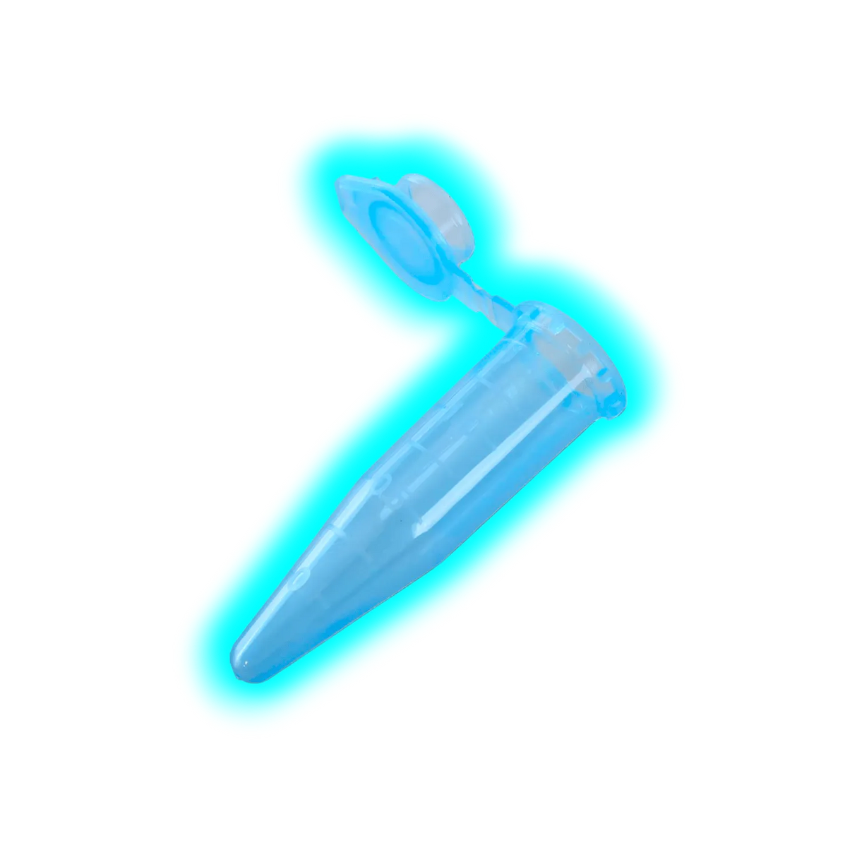 Reagent 1.5ml with attached lid 500pcs Blue