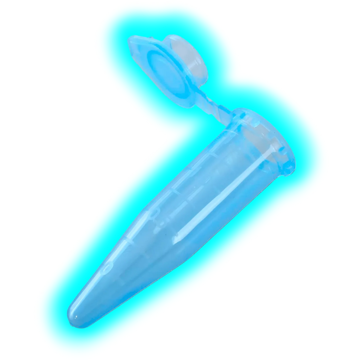 Reagent 1.5ml with attached lid 500pcs Blue