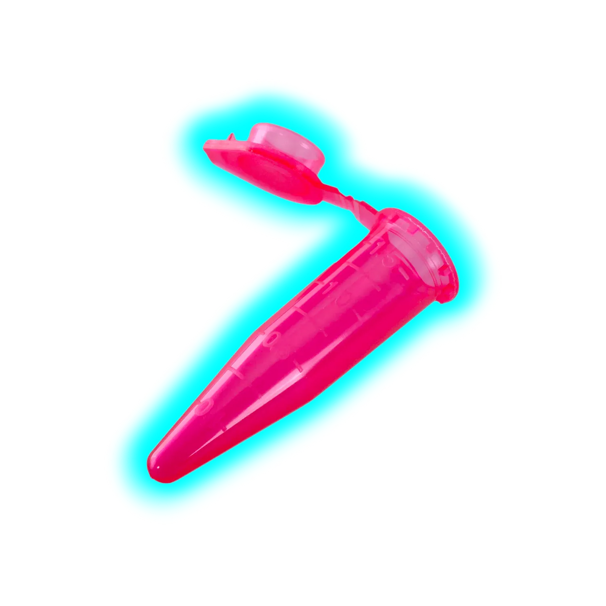 Reagent 1.5ml with attached lid 500pcs Red