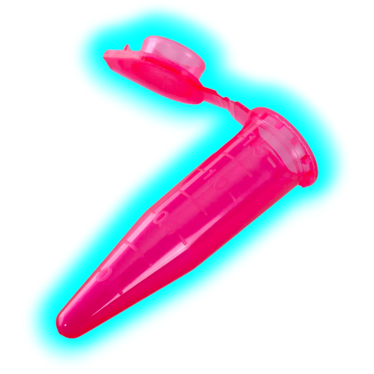 Reagent 1.5ml with attached lid 500pcs Red