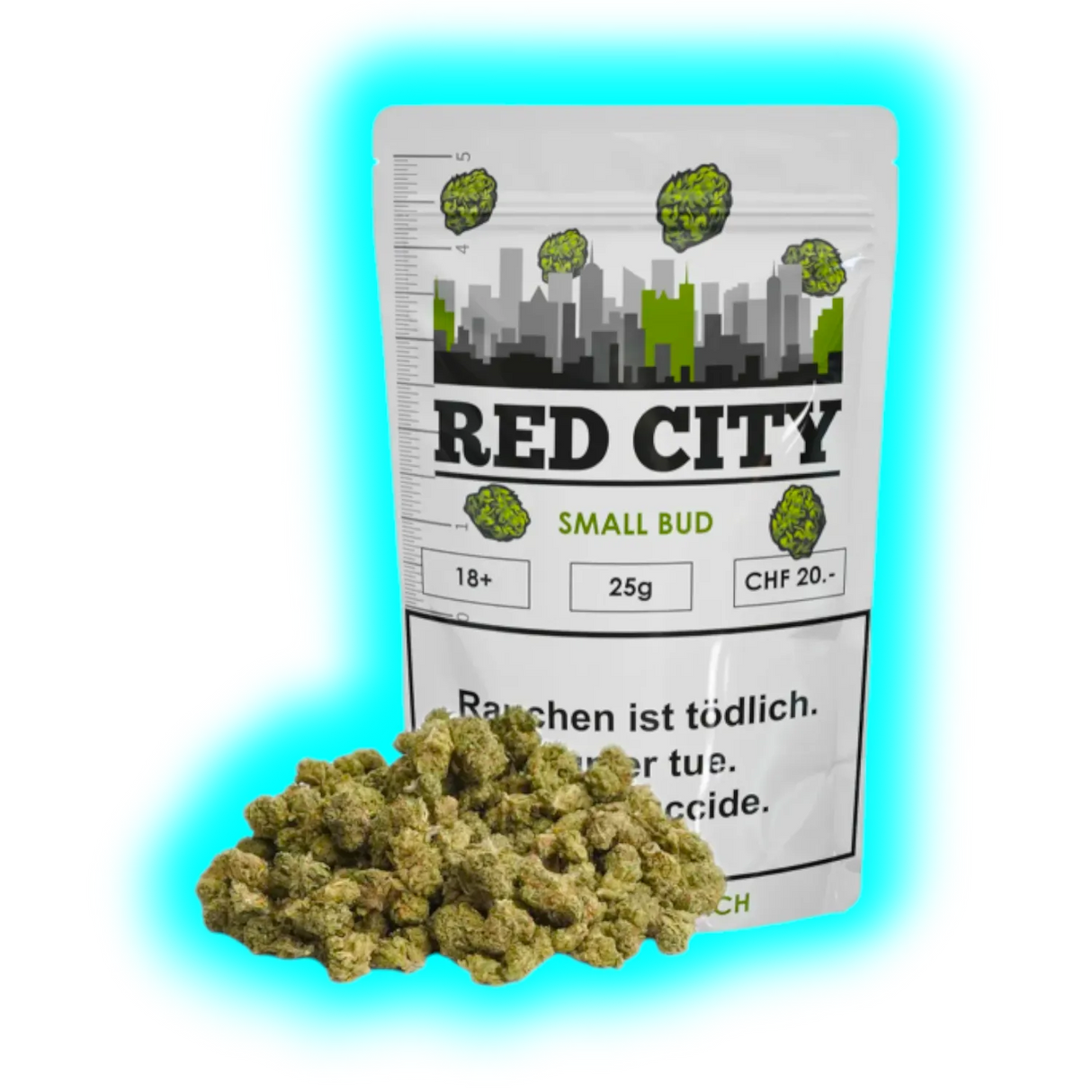 Red City Small Bud 25g