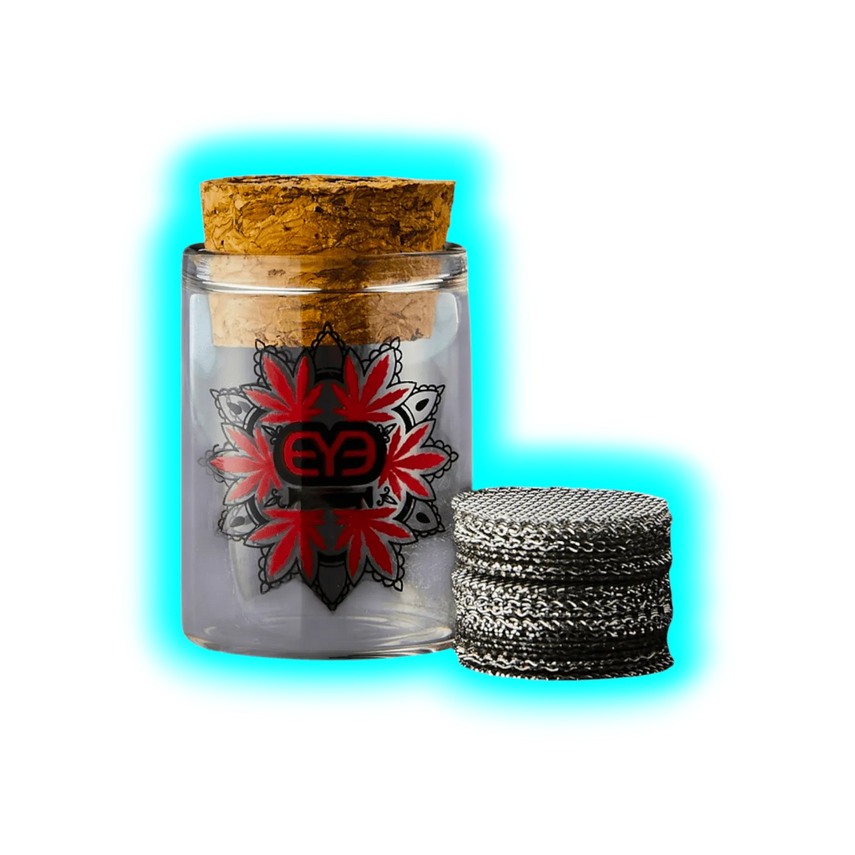 Red Eye Amazed Replacement Screen Jar with 25 screens