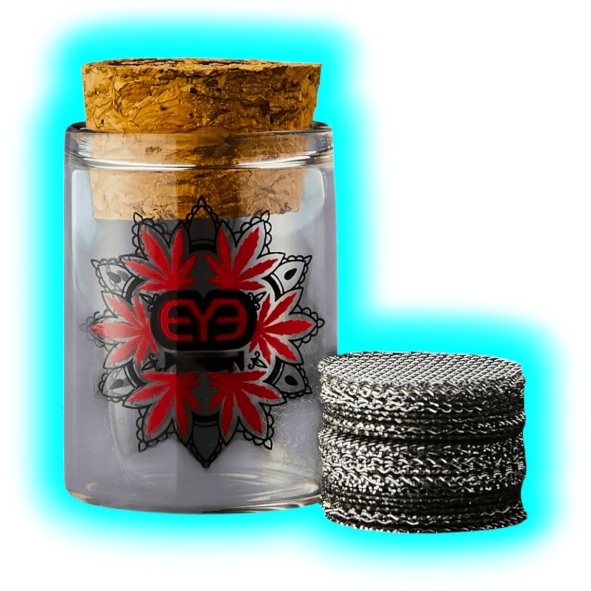 Red Eye Amazed Replacement Screen Jar with 25 screens