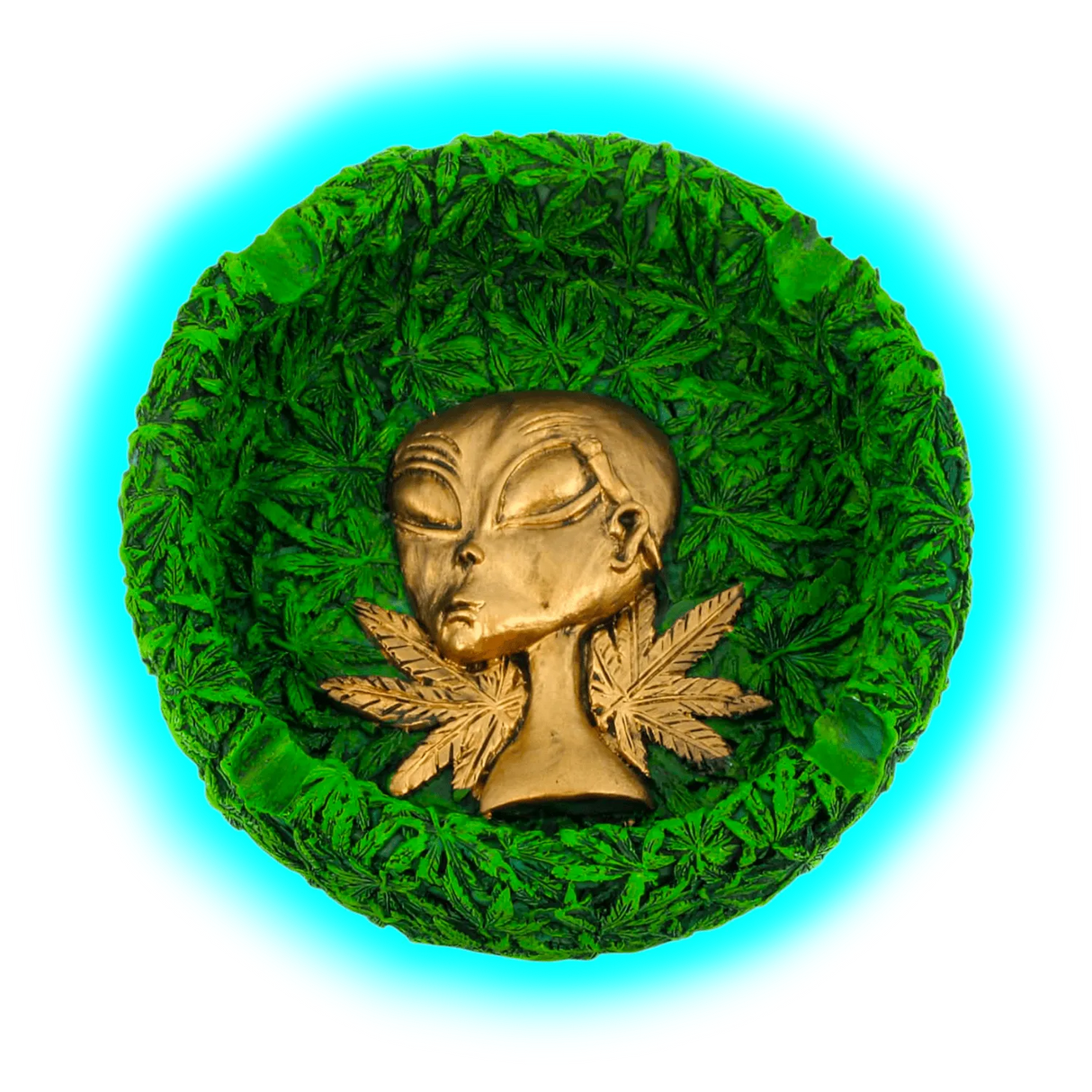 Resin Ashtray Alien 13cm