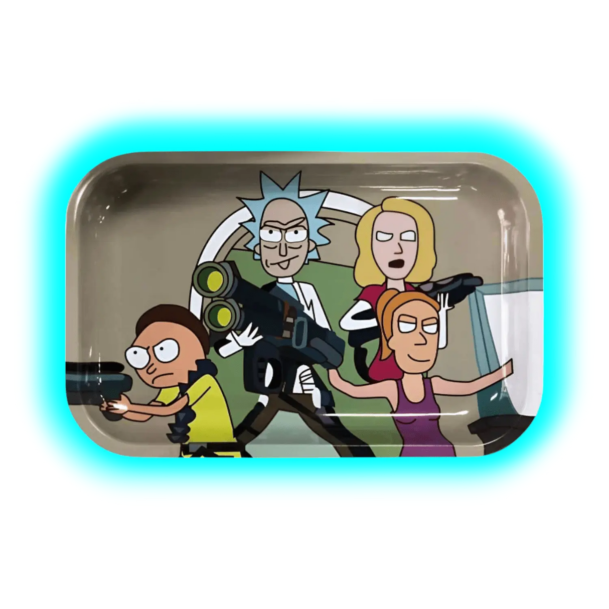 Rolling Tray M Rick and Morty Familia 175 x 275mm