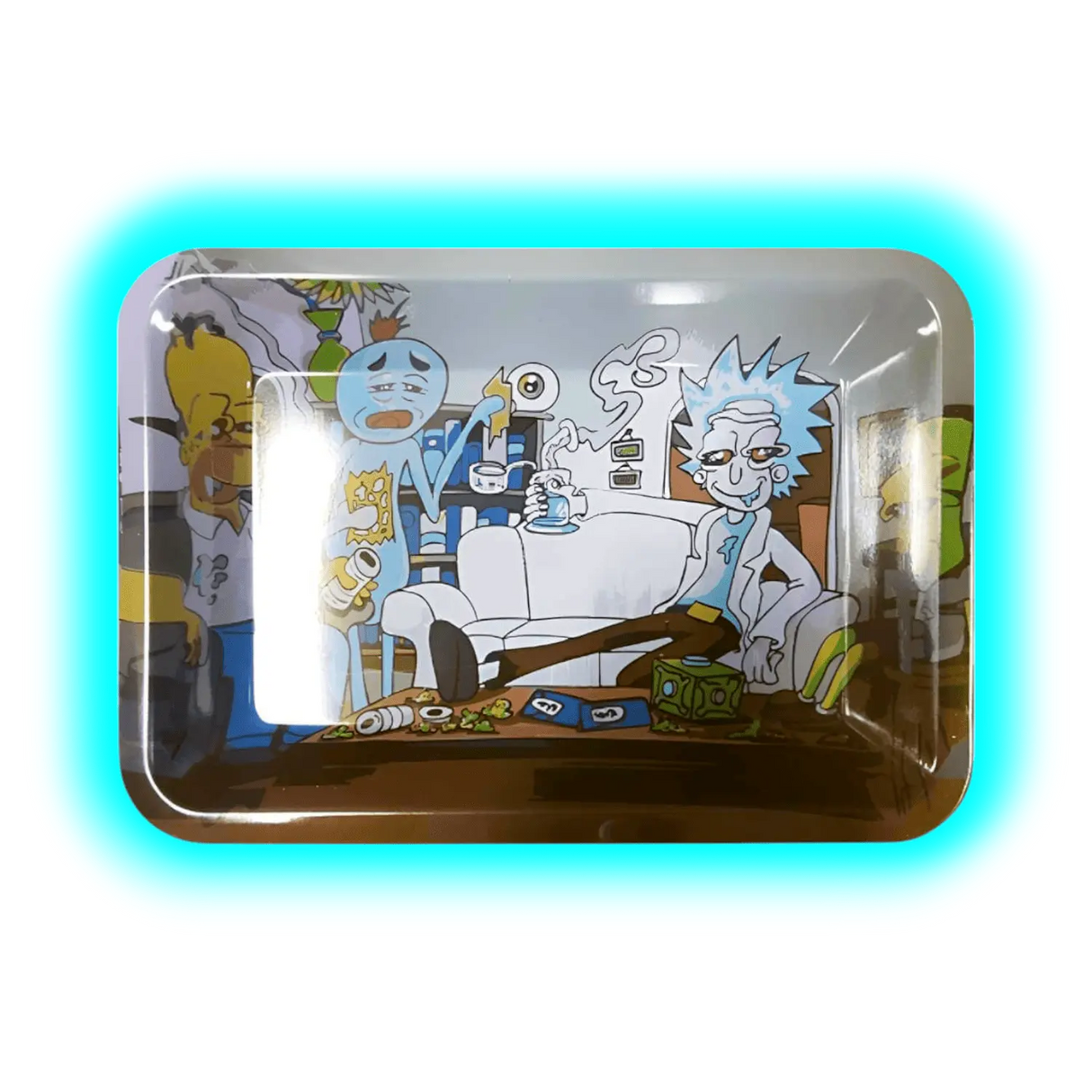 Rolling Tray M Rick and Morty Simpsons 175 x 275mm