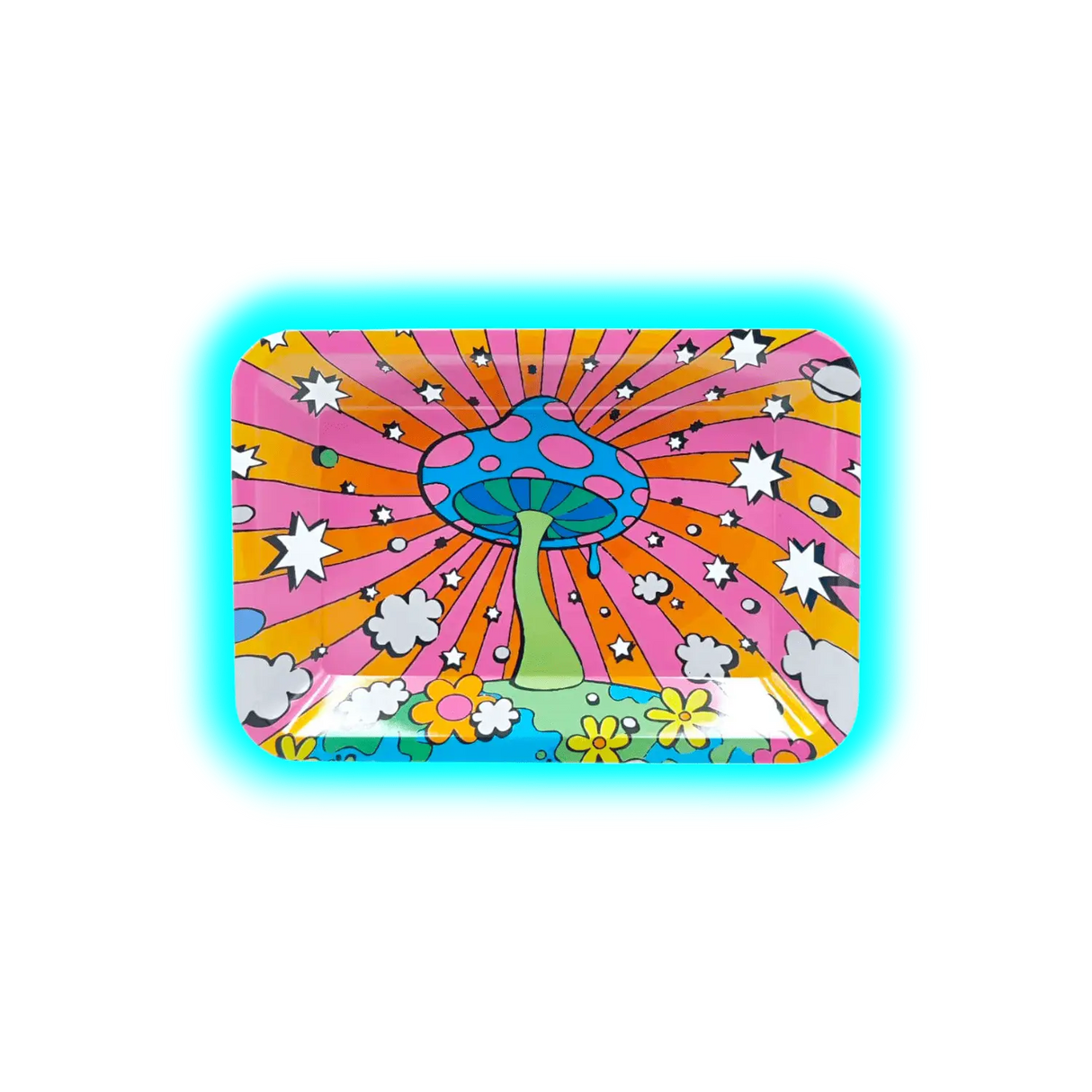 Rolling Tray S Psychedelic Mushroom 180 x 125mm