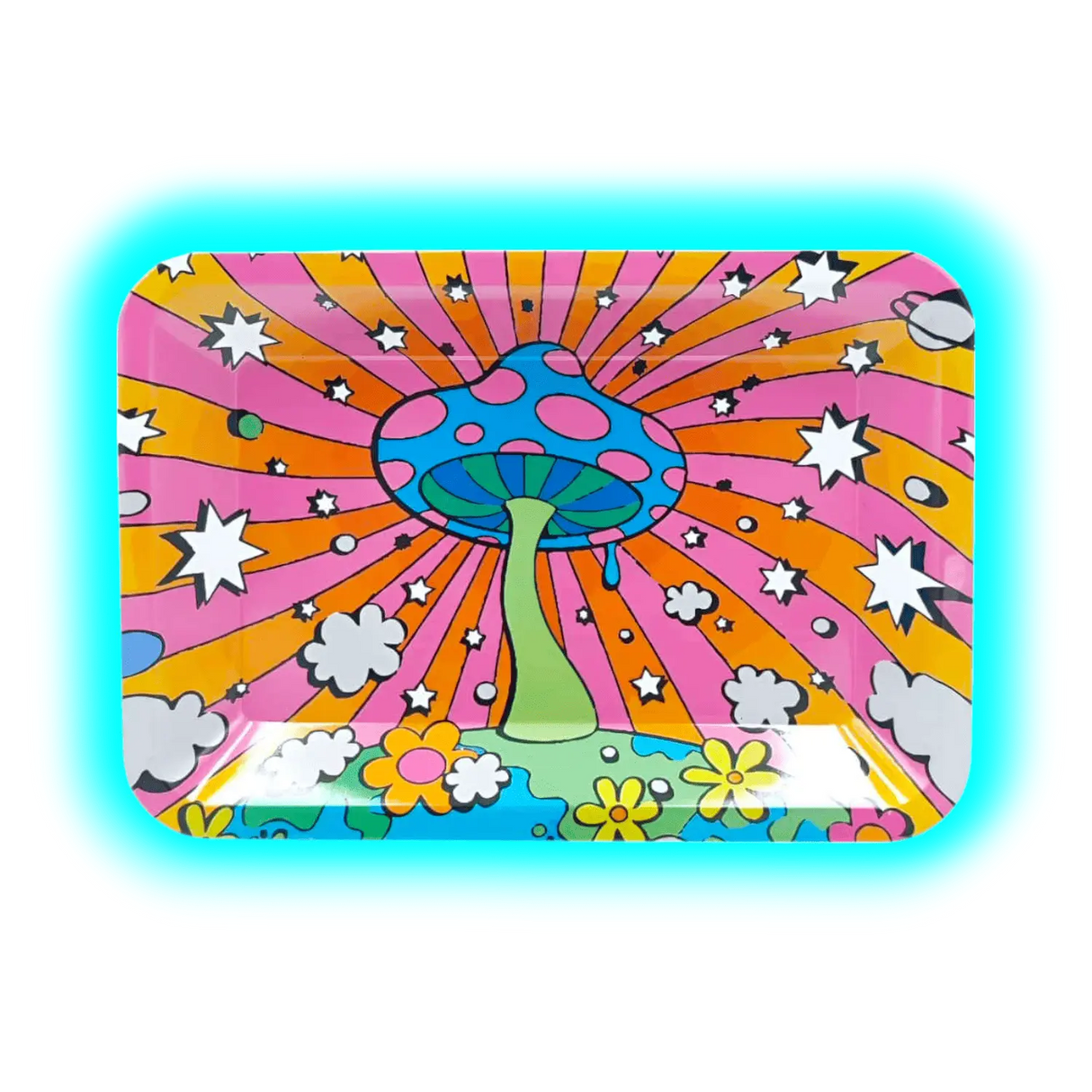 Rolling Tray S Psychedelic Mushroom 180 x 125mm