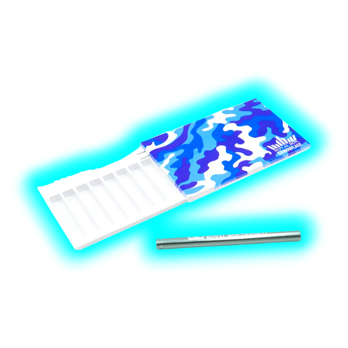 Royal Box Sniff Box Camouflage Blue White