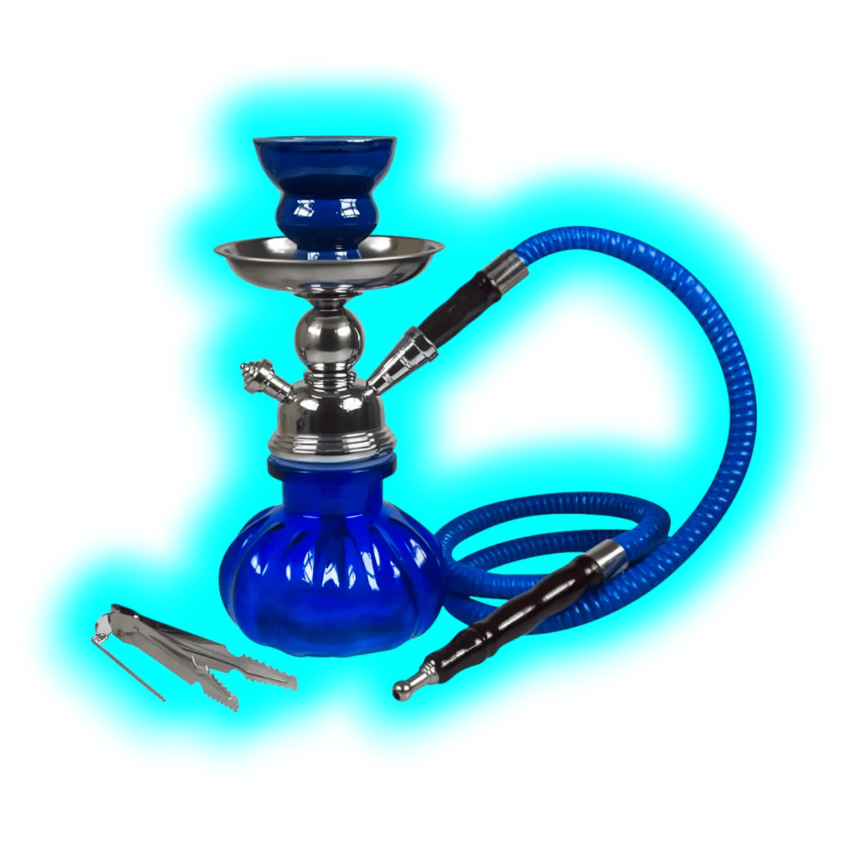 Sahbi Shisha 24 cm One Tube Deep Blue