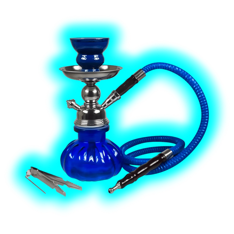 Sahbi Shisha 24 cm One Tube Deep Blue