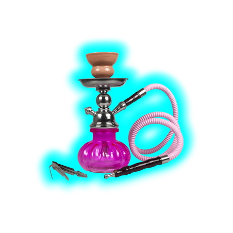Sahbi Shisha 24 cm One Tube Pink