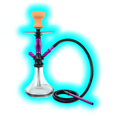 Shisha "Achilles" Lila 42cm 1 Anschl.