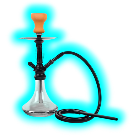 Shisha "Achilles" Schwarz 42cm 1 Anschl.