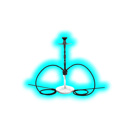 Shisha "Adelphos" sz. 70cm 2 Anschl.