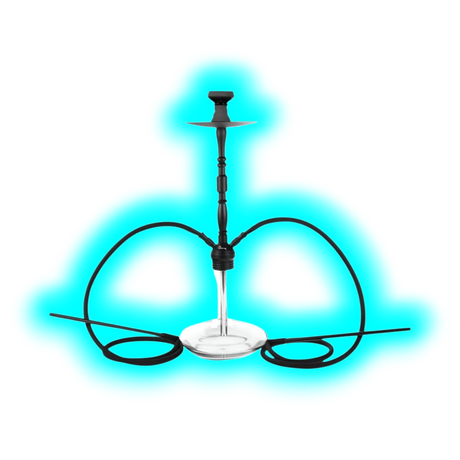 Shisha "Adelphos" sz. 70cm 2 Anschl.