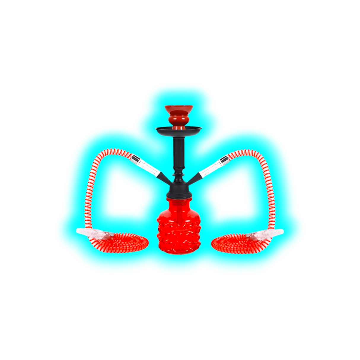 Shisha ""Smarty"" Rot 32cm 2 Anschl.