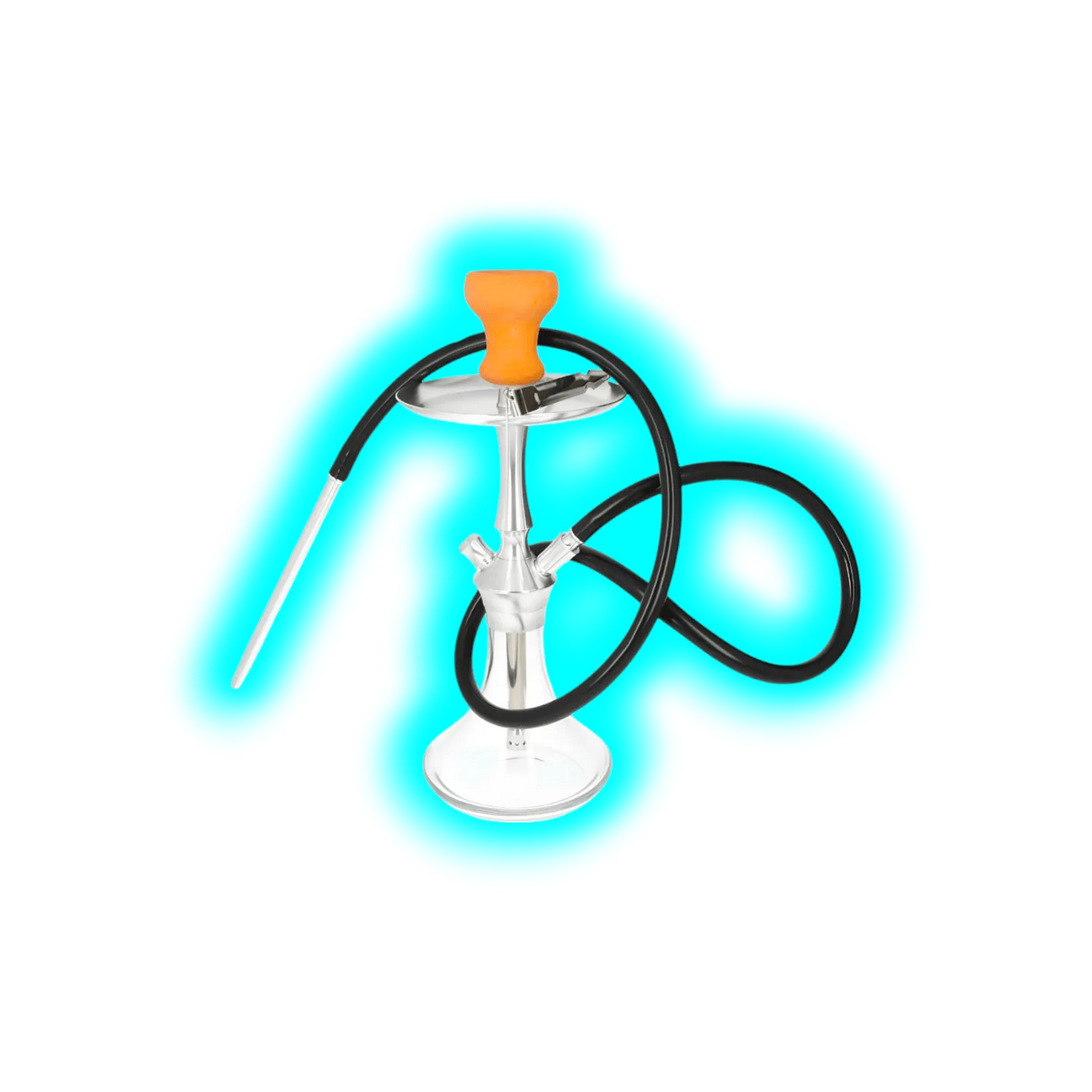 Shisha Super Heroes One Tube 44cm Silver