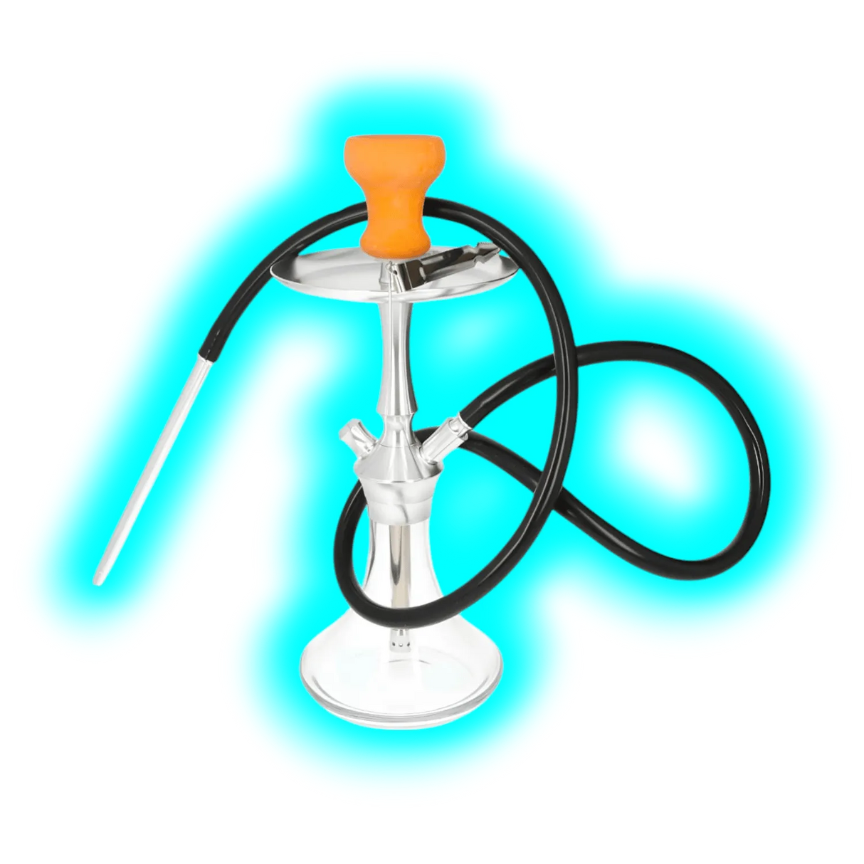 Shisha Super Heroes One Tube 44cm Silver