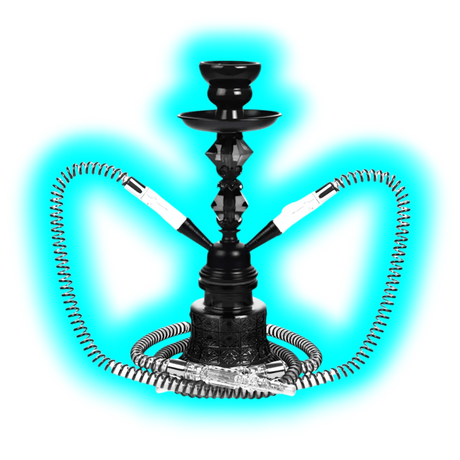 Shisha ""to Go"" sz 30cm 2 PVC Anschl. + Alukoffer