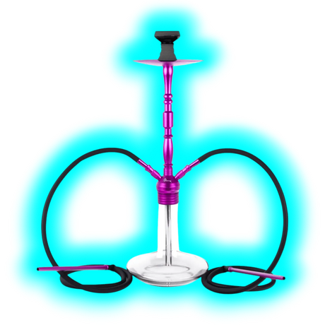 Shisha""Adelphos"" lil. 70cm 2 Anschl.