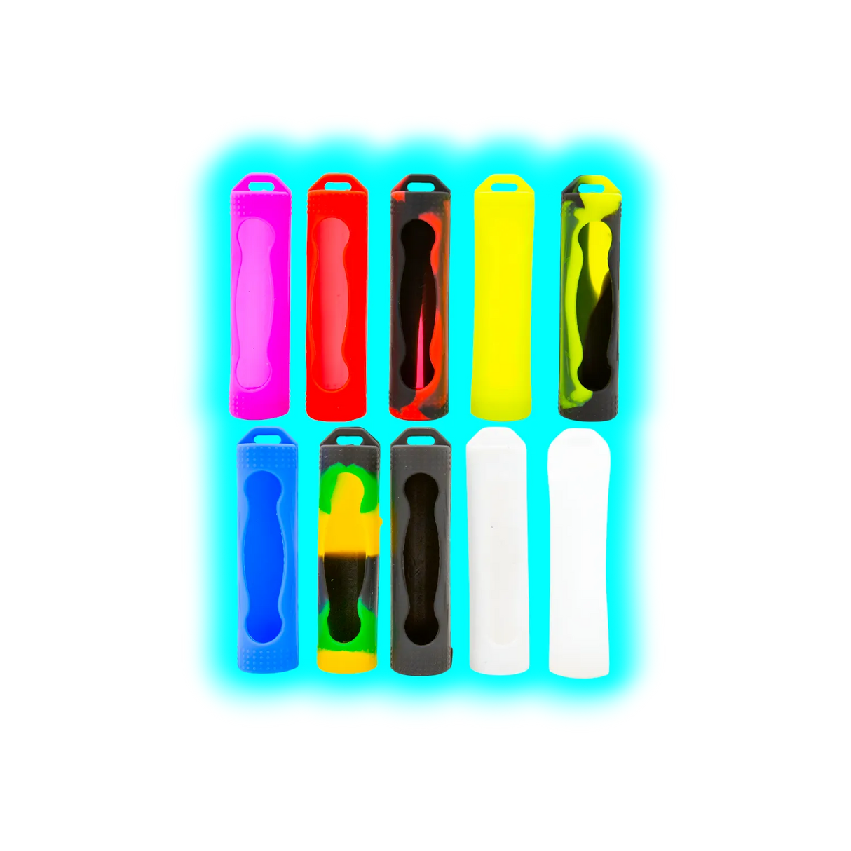 Silicone Case for 1 x 18650 Battery Assort