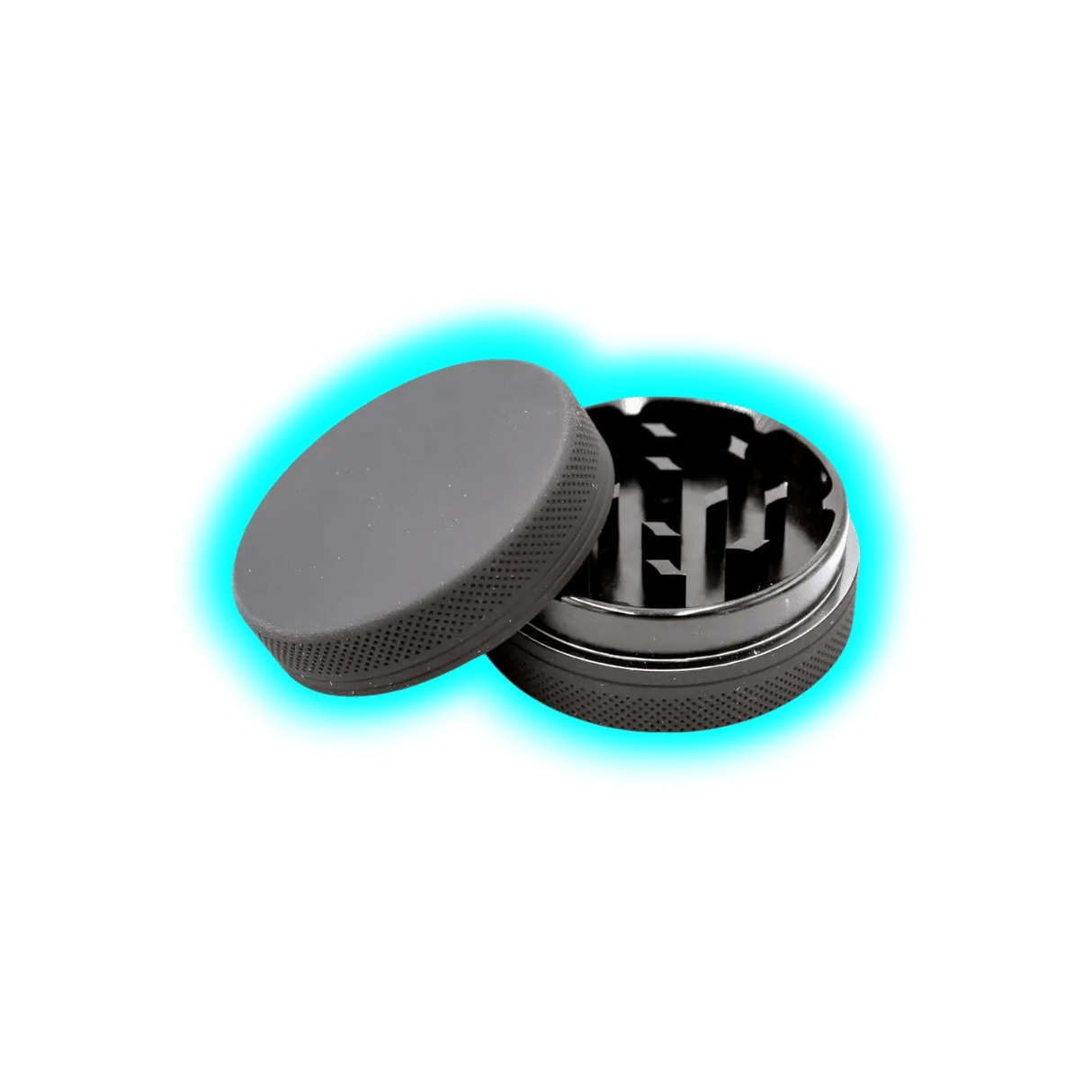 Silicone coated Grinder Black 2 Parts 50mm