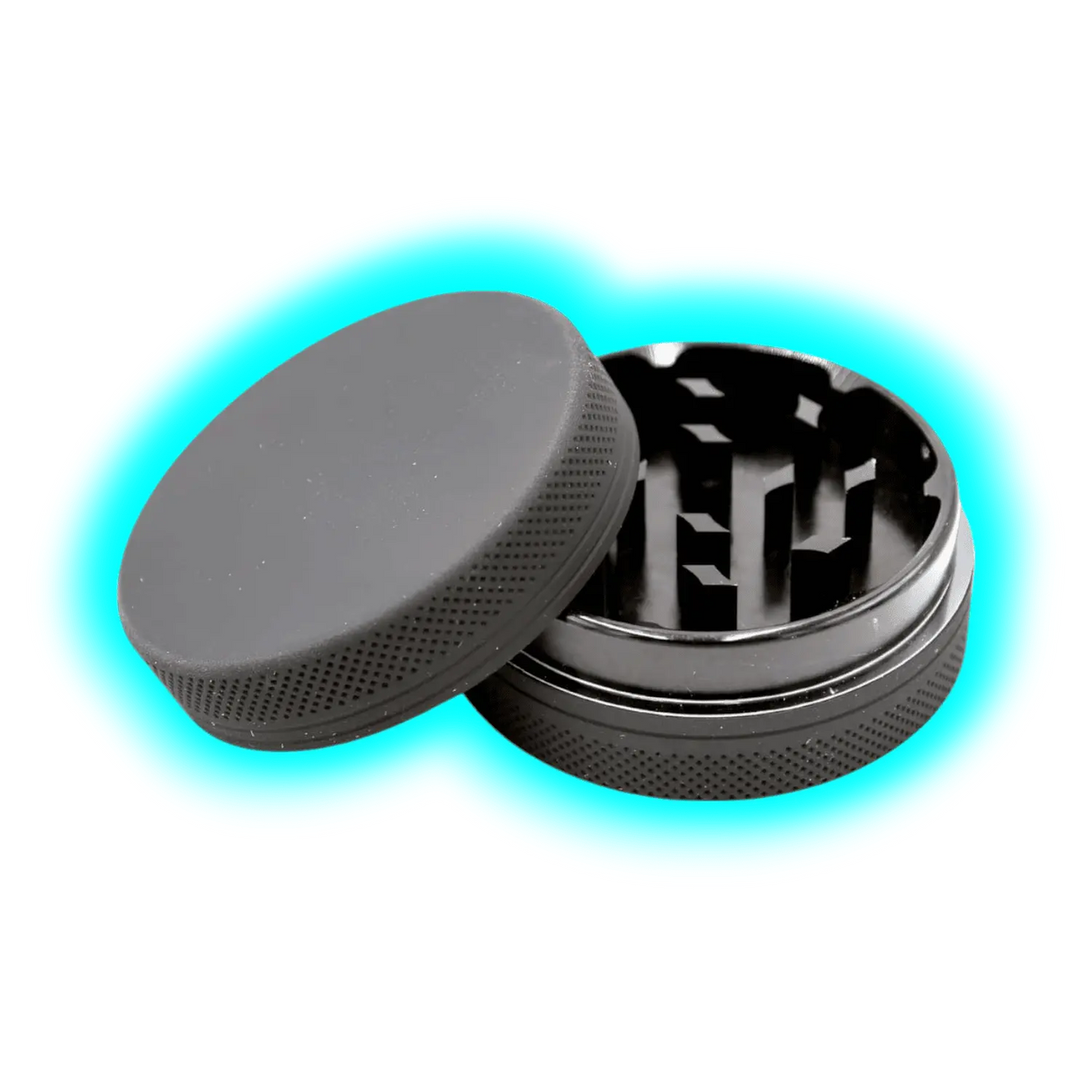 Silicone coated Grinder Black 2 Parts 50mm