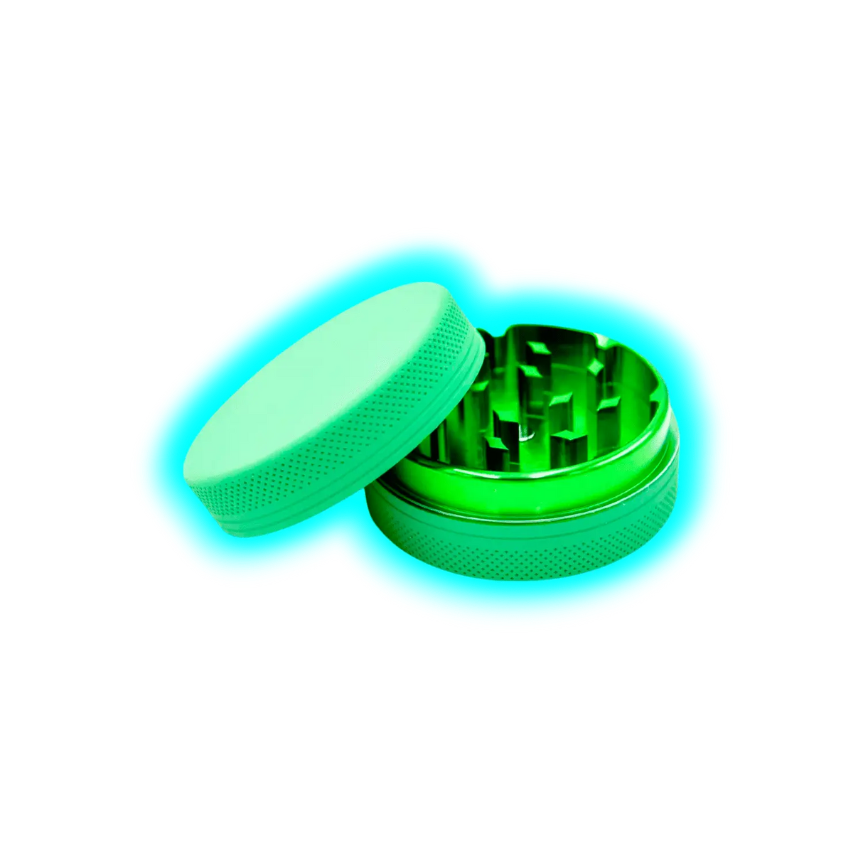 Silicone coated Grinder Green 2 Parts 50mm