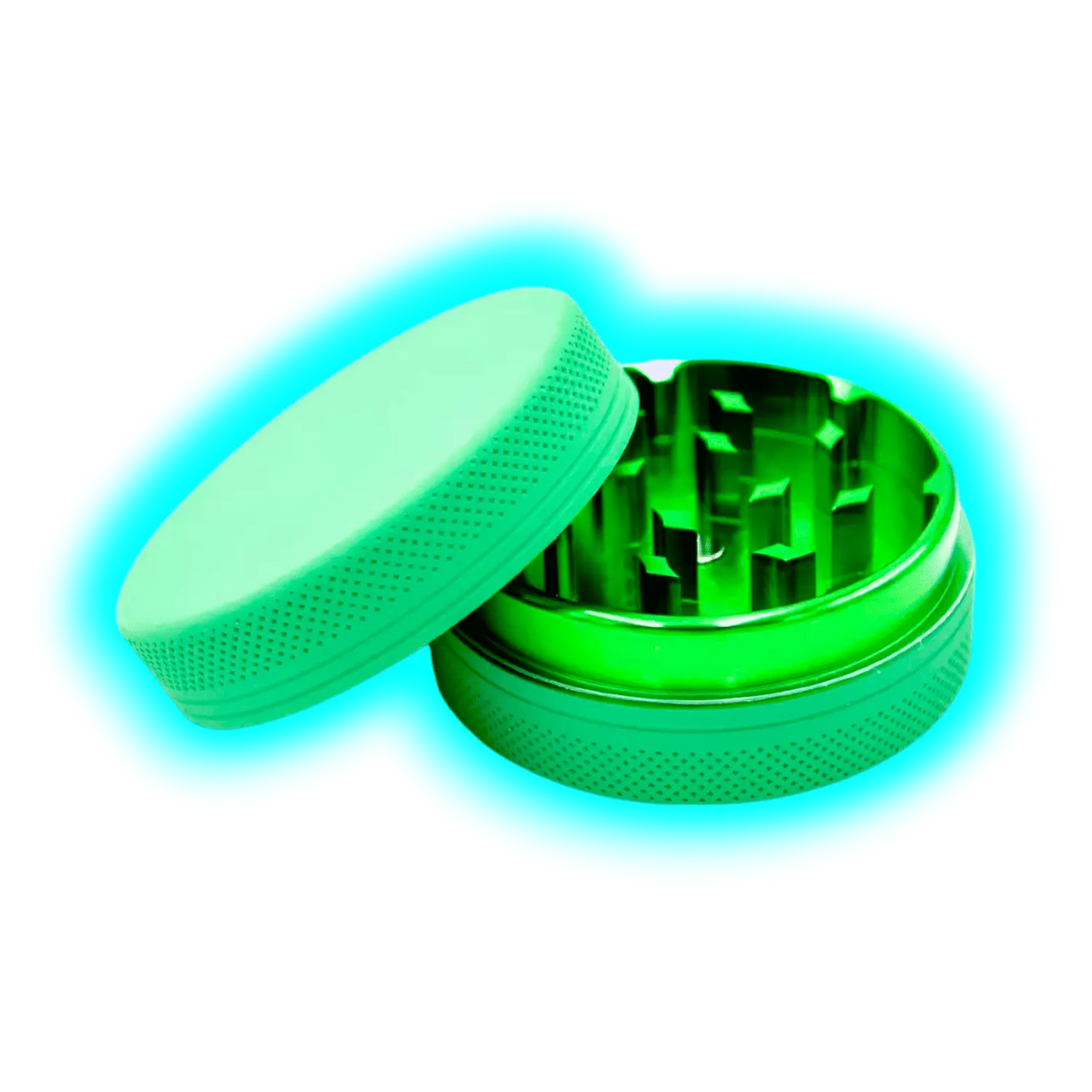 Silicone coated Grinder Green 2 Parts 50mm