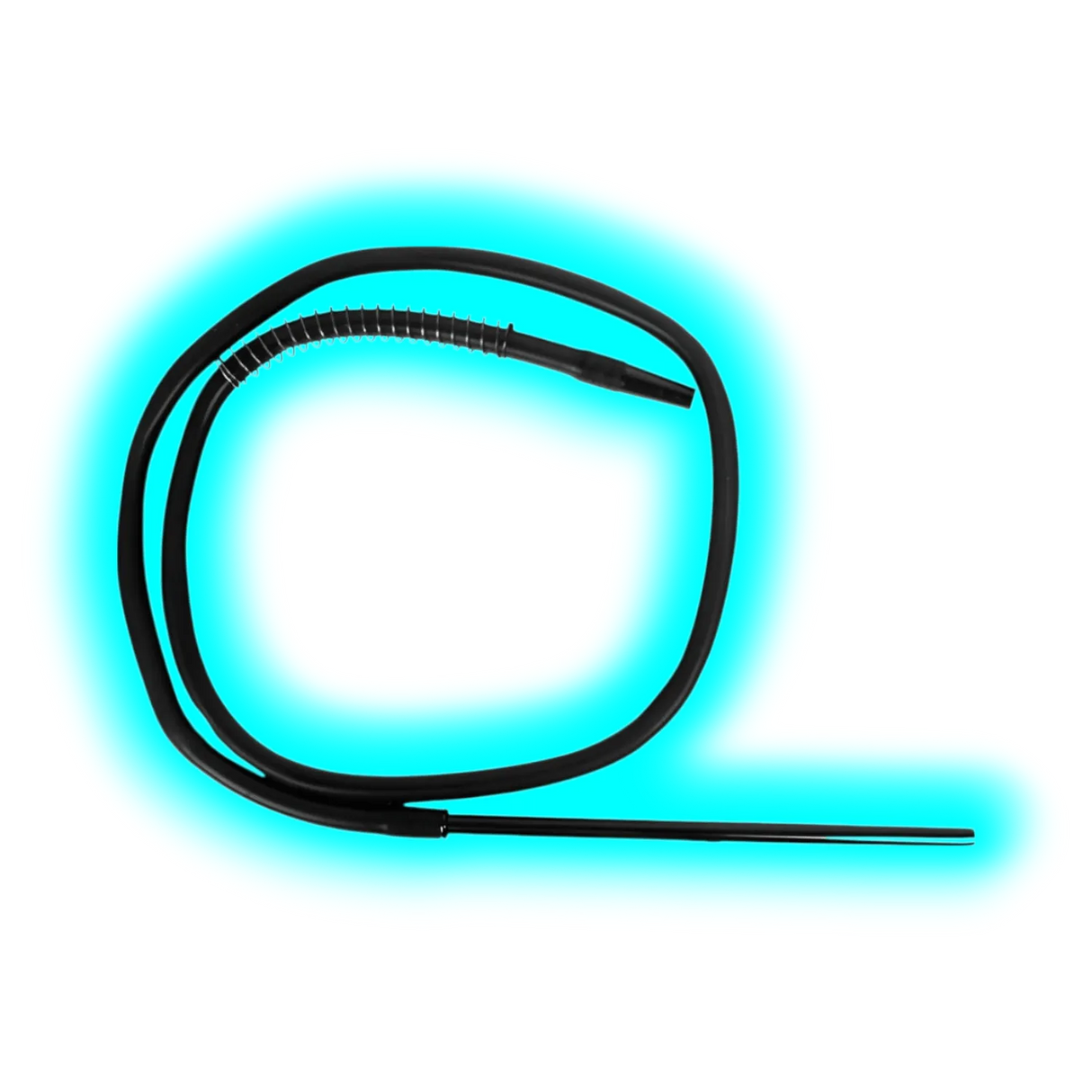 Silikonschlauch schwarz 190cm