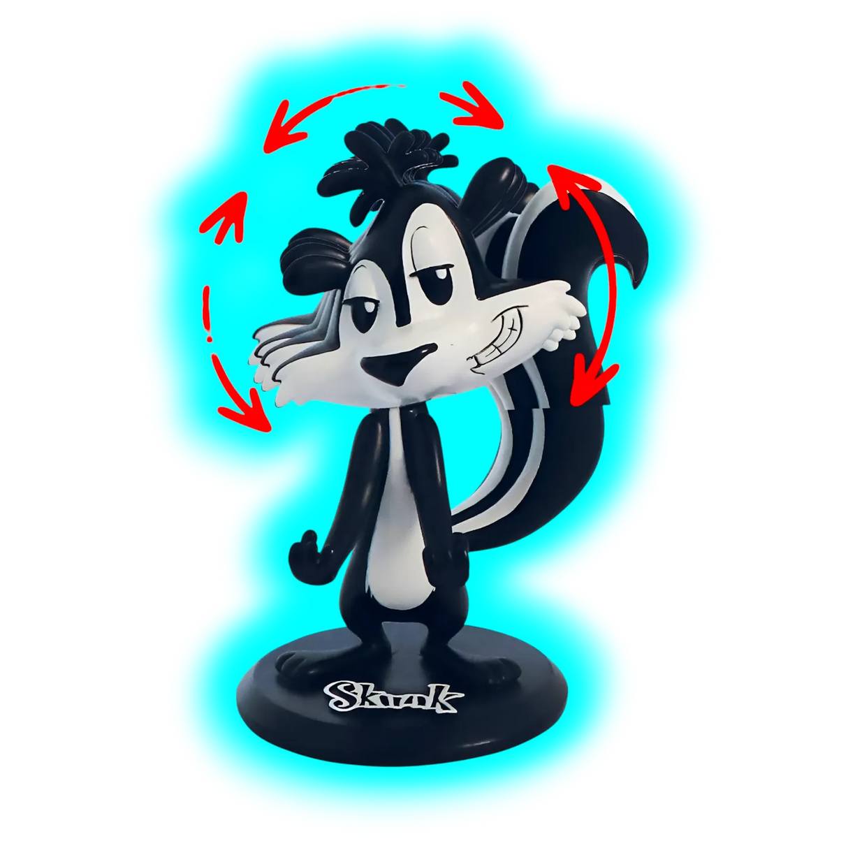 Skunk Brand Sneaky Bobblehead Paper Holder 15cm