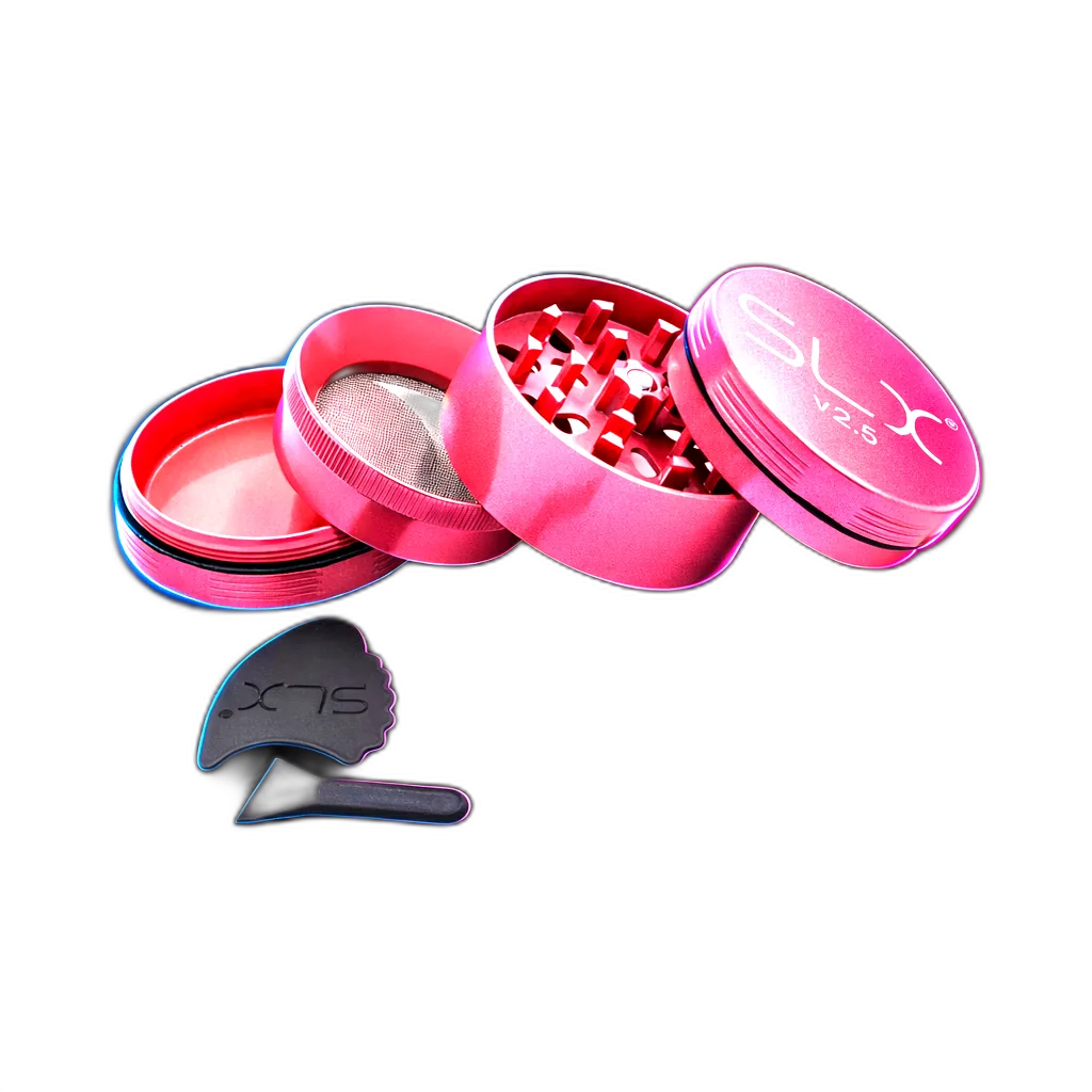 SLX Grinder V2.5 Flamingo Pink 50mm in der Frontansicht