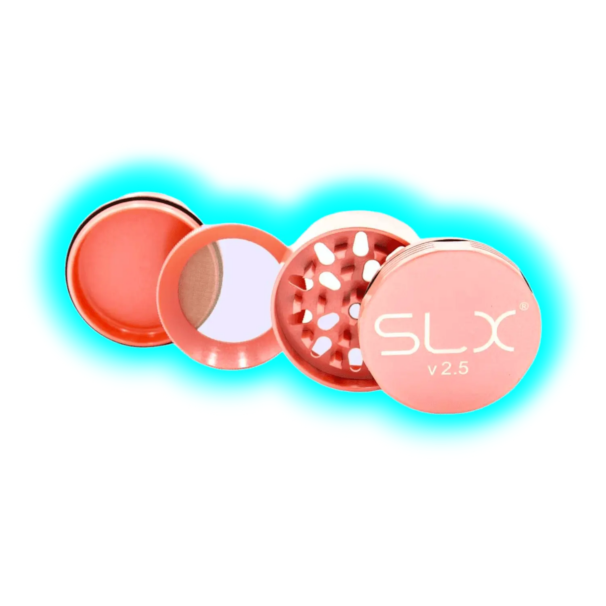 SLX Grinder V2.5 Flamingo Pink 50mm