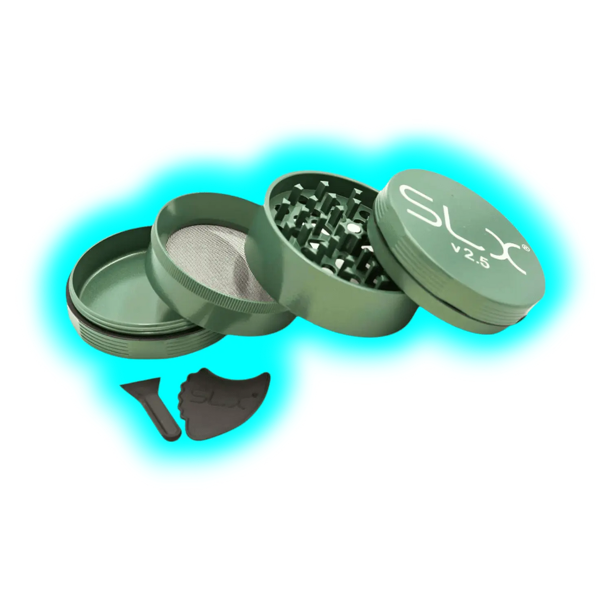 SLX Grinder V2.5 Leaf Green 62mm