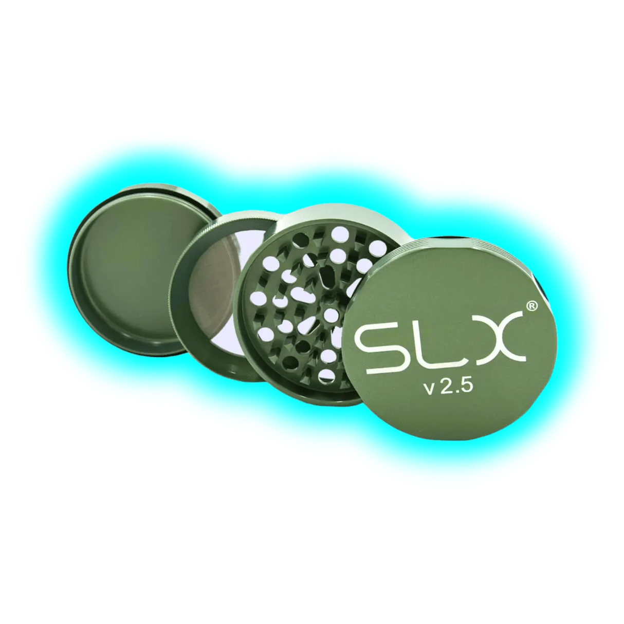 SLX Grinder V2.5 Leaf Green 62mm