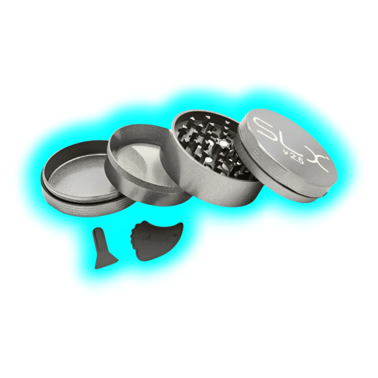 SLX Grinder V2.5 Silver 62mm