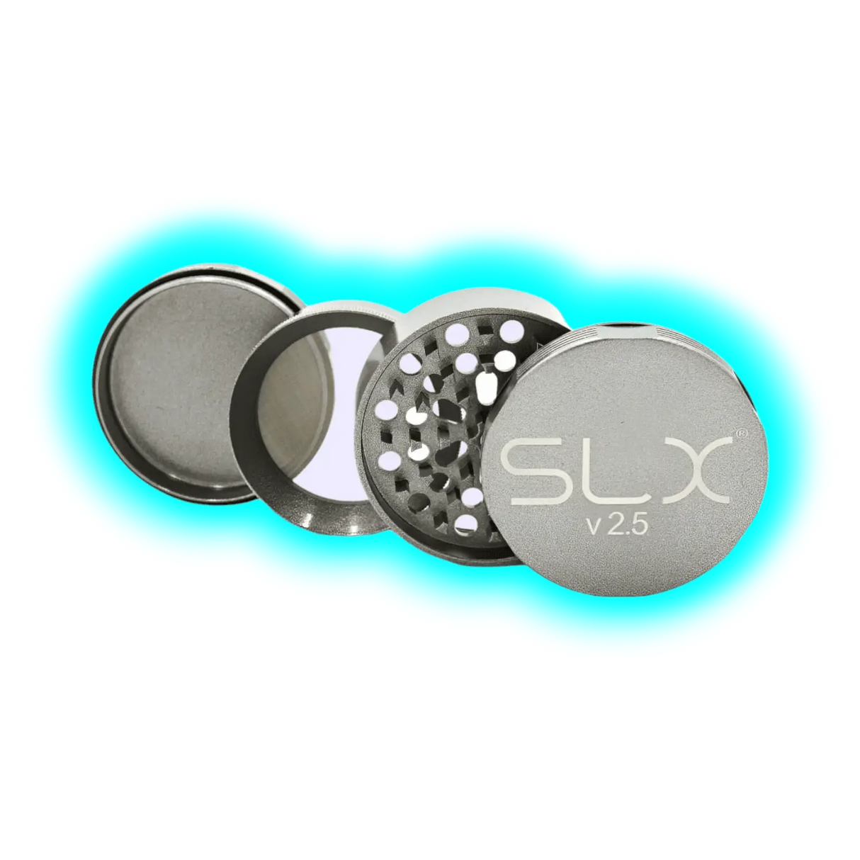 SLX Grinder V2.5 Silver 62mm