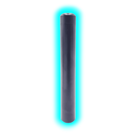 Smellproof Metal Tube Big Black 15.8 x 2.3 cm