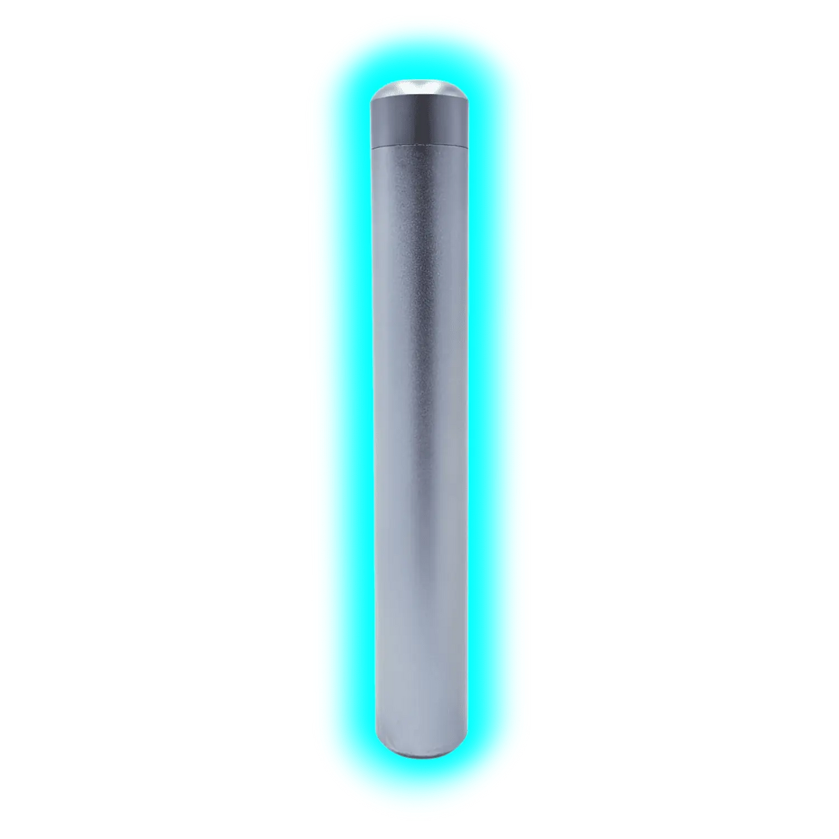 Smellproof Metal Tube Big Grey 15.8 x 2.3 cm