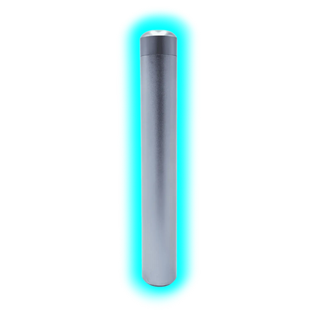 Smellproof Metal Tube Big Grey 15.8 x 2.3 cm