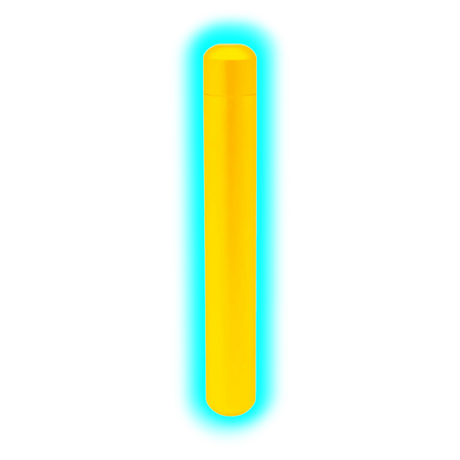Smellproof Metal Tube Gold 12 x 1.8 cm