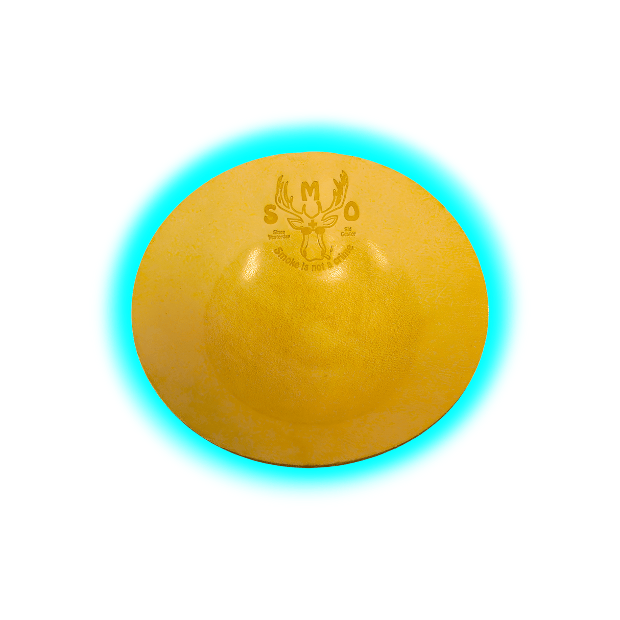 Smo Leather Rolling Tray Natural