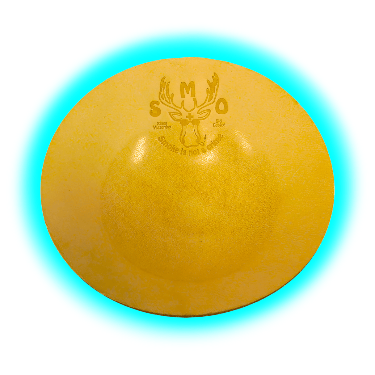 Smo Leather Rolling Tray Natural