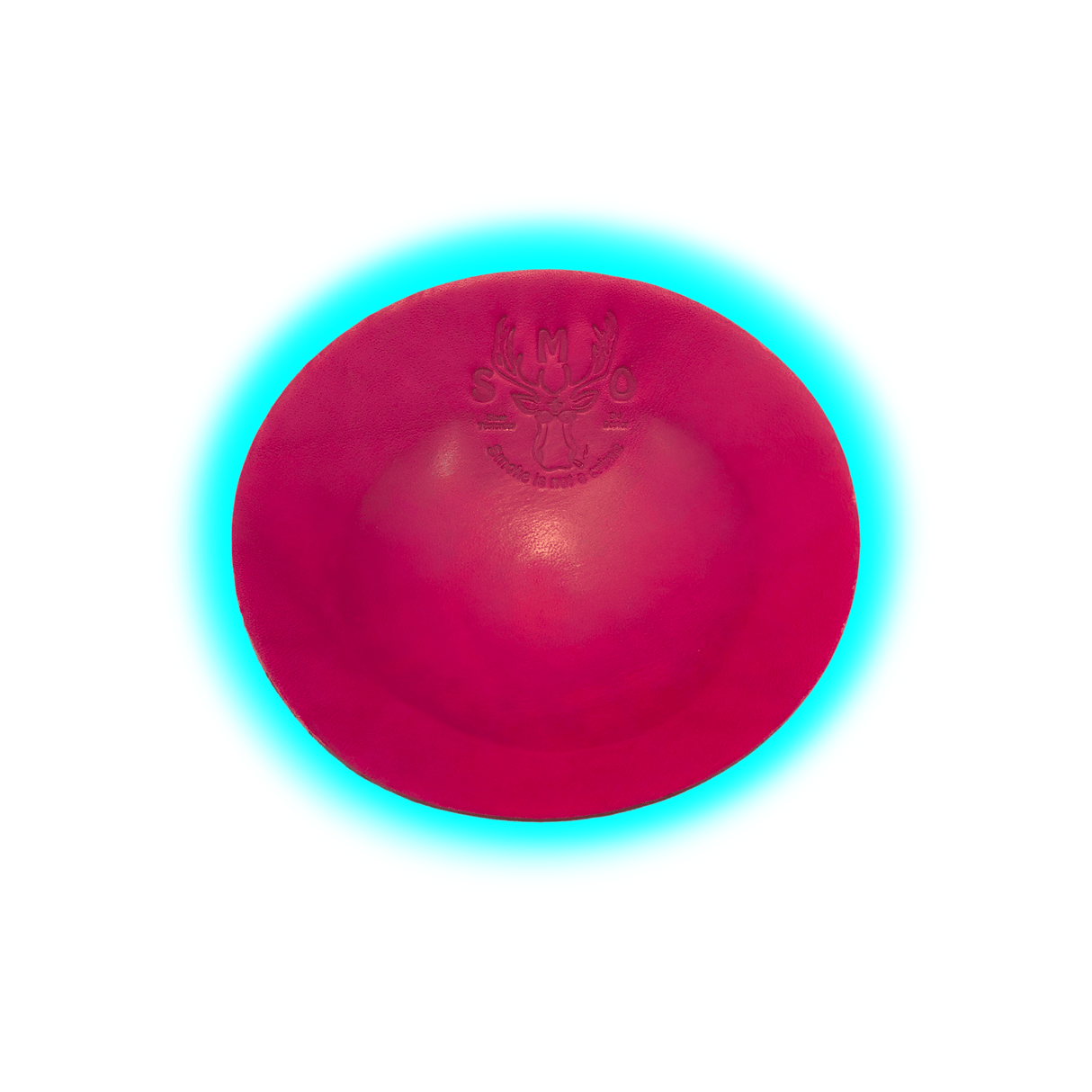 Smo Leather Rolling Tray Vintage Pink