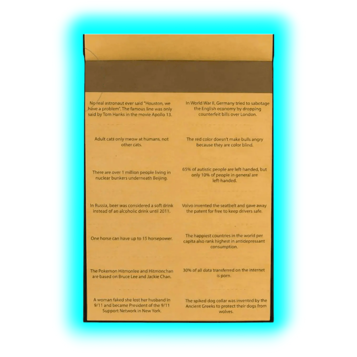 Smoke Dog Filter Facts Filterbook