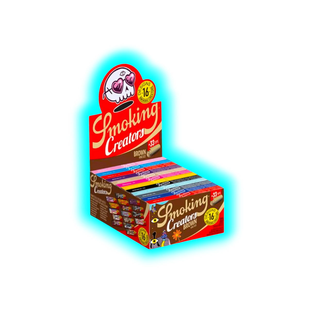 Smoking and Tips Brown Kingsize Creators Edition Display 24pcs