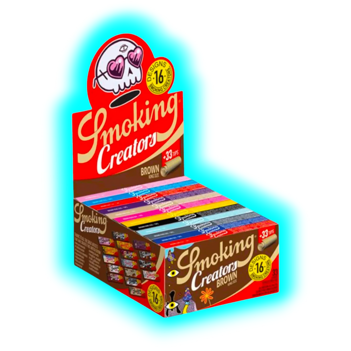 Smoking and Tips Brown Kingsize Creators Edition Display 24pcs